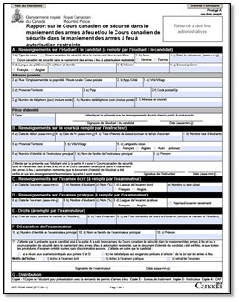 F D CP Certificat du chasseur et Permis de possession et