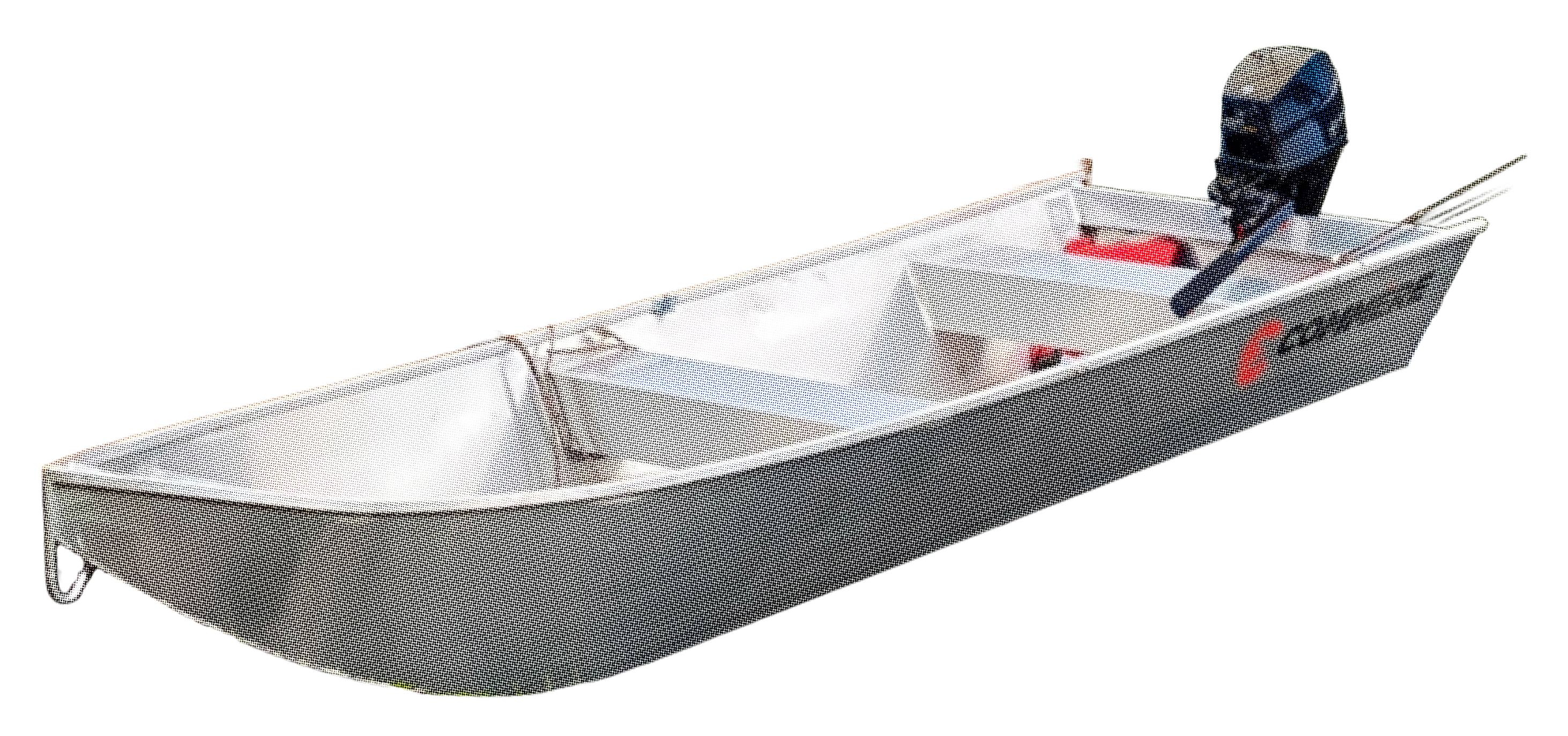 Chaloupe Commère et moteur