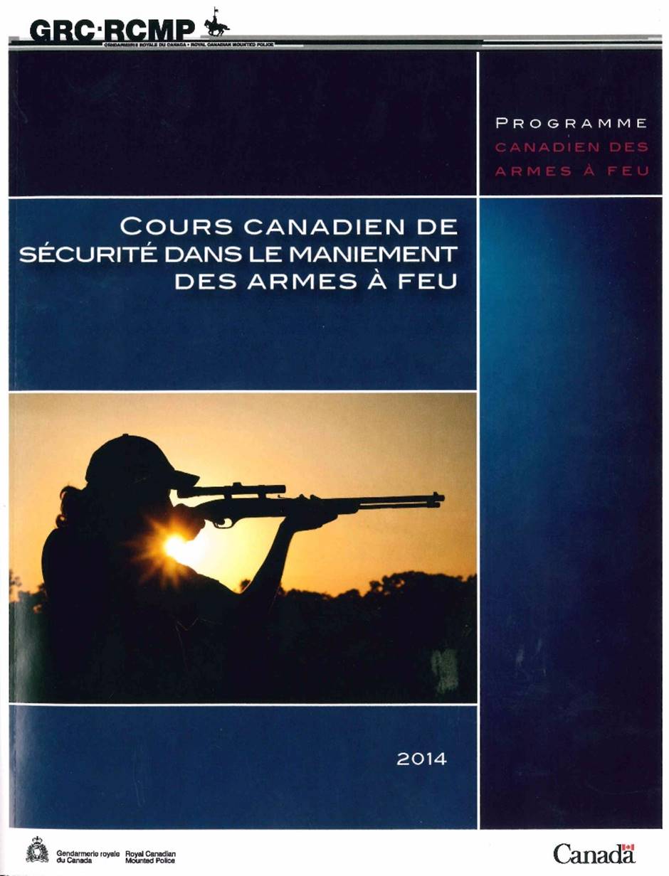 Cours canadien de sécurité dans le maniement des armes à feu