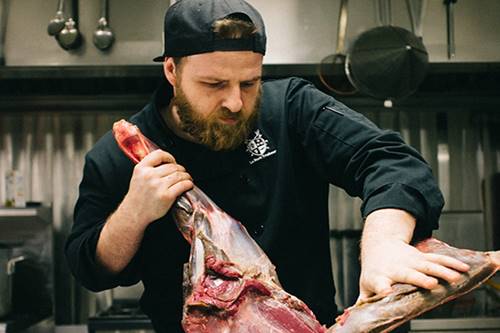 Recette du terroir québécois :  Tataki de Cerf par Alexandre Labrie, Le Buck