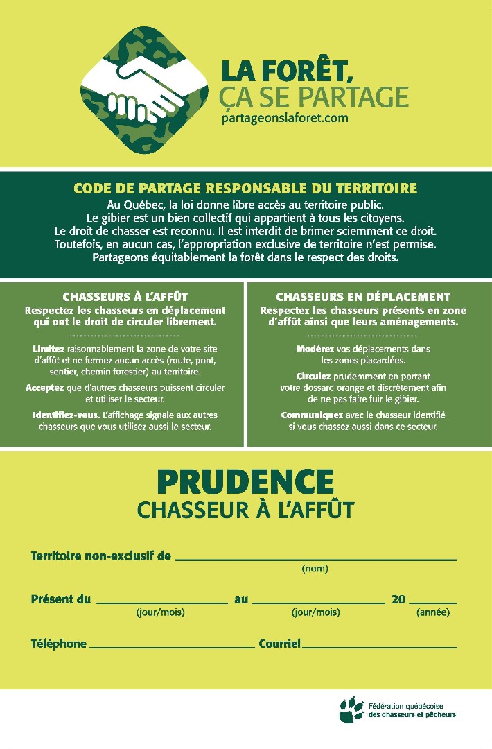 Comment trouver un territoire de chasse F d CP