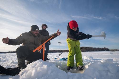 Les 24 heures de pêche blanche de la pourvoirie Cockanagog