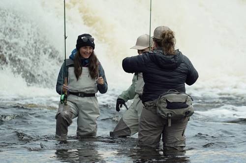 La pêche au féminin