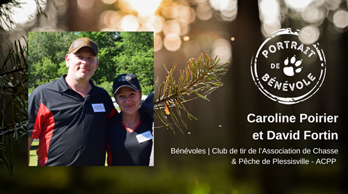 Mise en valeur de bénévoles : Caroline Poirier et David Fortin