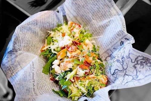 La guédille de homard de la Gaspésie